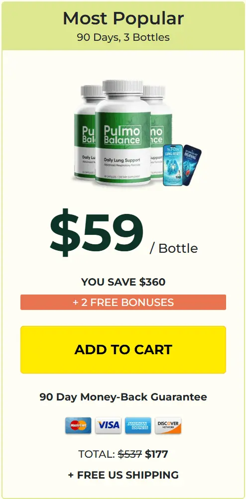 Pulmo Balance buy 3 Bottle